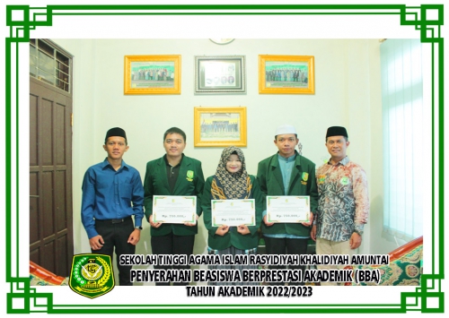Penyerahan Beasiswa Berprestasi Akademik (BBA)